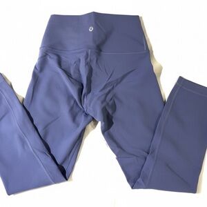 lululemon athletica blue leggings size 4